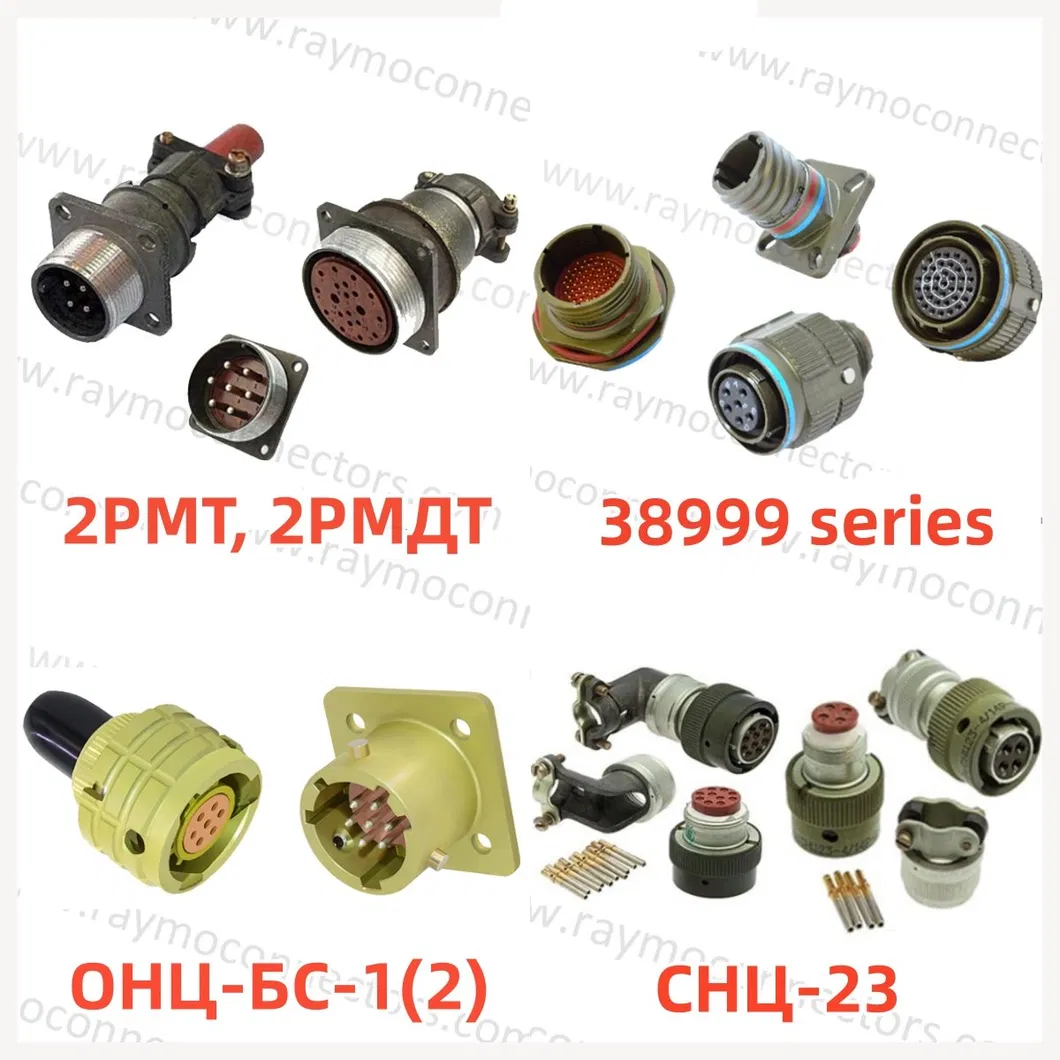 Rusland Connector 2PM-14 Series 4Pin Mannelijk Panel Socket   2РМТ14Б4Ш1В1В 4