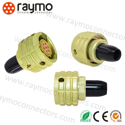 Russian Industrial ОНЦ-БС-1-4/10-Р12-1-В Female Straight Plug With Tail