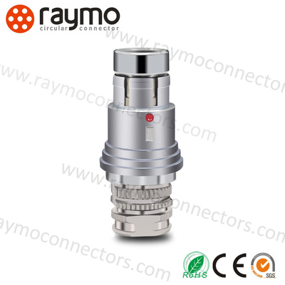 Panel Mount Circulaire Push Pull Connectors Met Metalen Lichaam En 2-24 Contacten