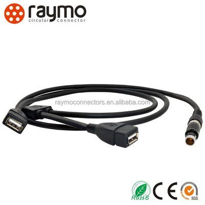 Hoge duurzaamheid Plastic cirkelvormige connectoren 500 cycli Stroomclassificatie 5a