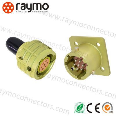 ONЦ-БС-1(2) Series Connector Shell Grootte 10 4 Pin Vrouwelijke stekker met staart bevestiging (optioneel) - ONЦ-БС-1-4/10-P12-1-B