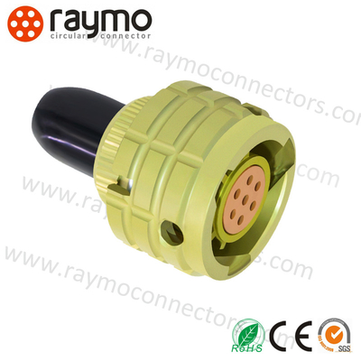 ONЦ-БС-1(2) Series Connector Shell Grootte 10 4 Pin Vrouwelijke stekker met staart bevestiging (optioneel) - ONЦ-БС-1-4/10-P12-1-B