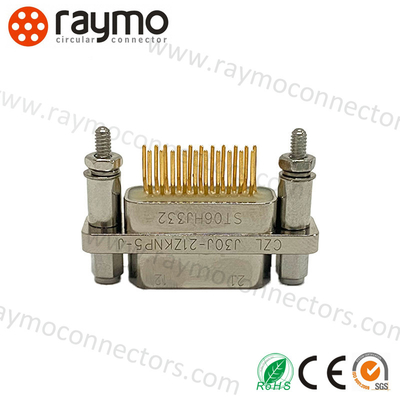 J30J-serie Micro-D MIL-Spec 0.1-15 mm2 Draadgedeelte Waterdicht stroomverbinder IP67
