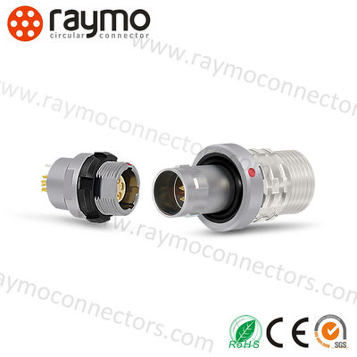 AMC Militaire connector 5 Gbps Zilver 10 mm Push-Pull Defensie Applicatie Circular A11W*M-P27XBC0-0000